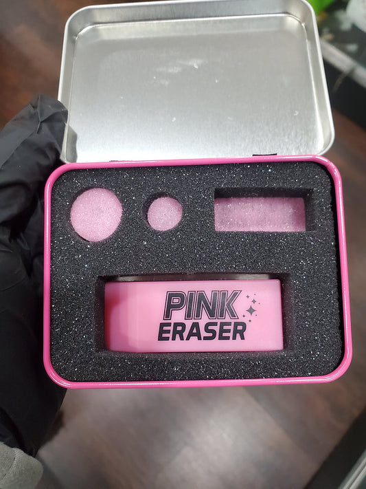 Pink Eraser Magnetic Glass Cleaner