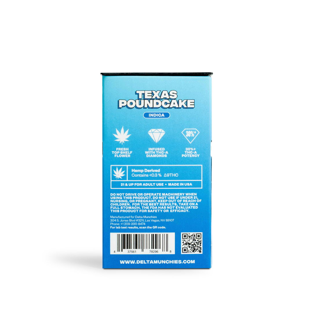 Texas Pound Cake Pre Roll 5 Pack